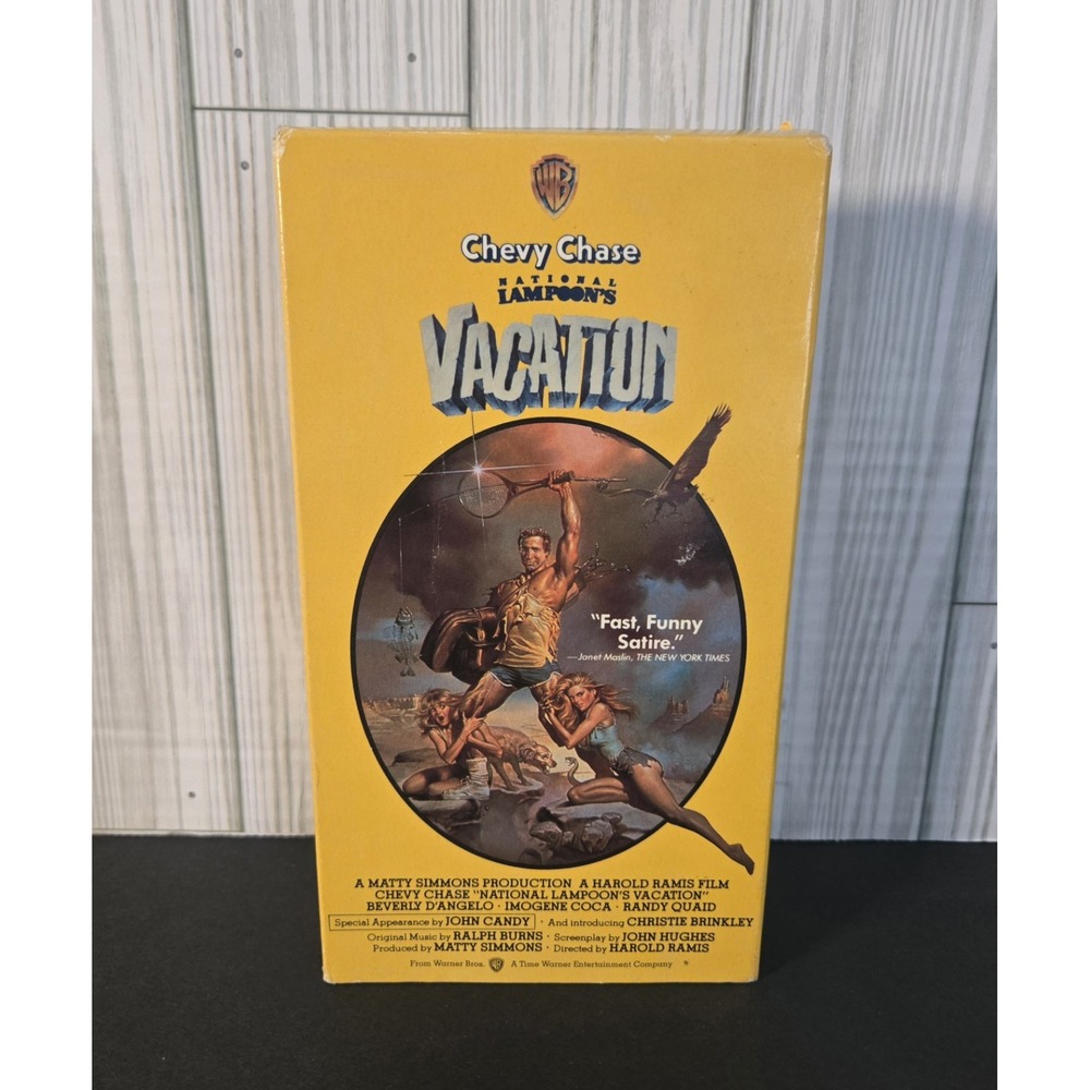National Lampoon's Vacation 1983 VHS Tape Warner Bros. Tested Chevy Chase Comedy